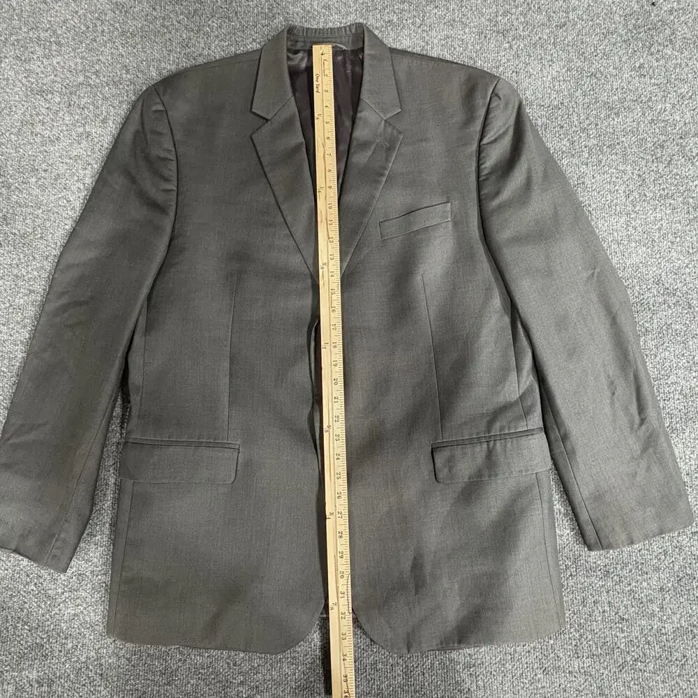 Michael Kors Blazer Mens 48L Gray Two Button Sport Coat Jacket Lined Classic